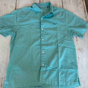 Tommy Bahama Short-Sleeve Button-Down Shirt - Light Green Men’s Large